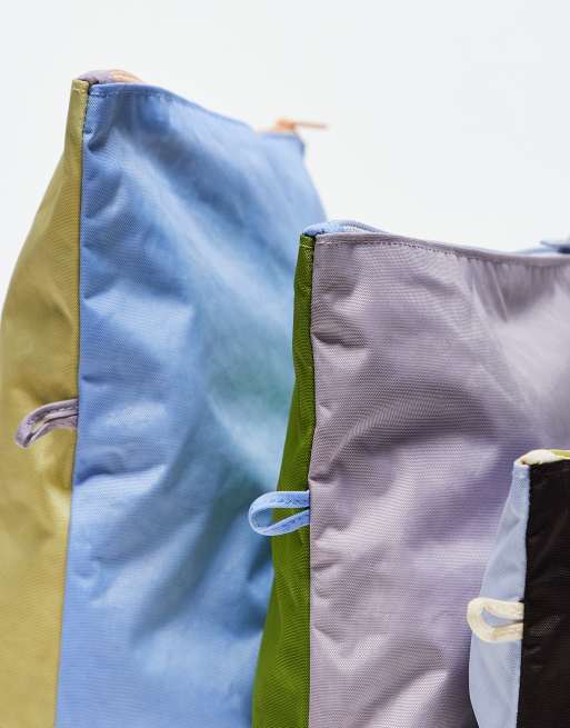 Baggu go pouch set in colourblock pastels ASOS