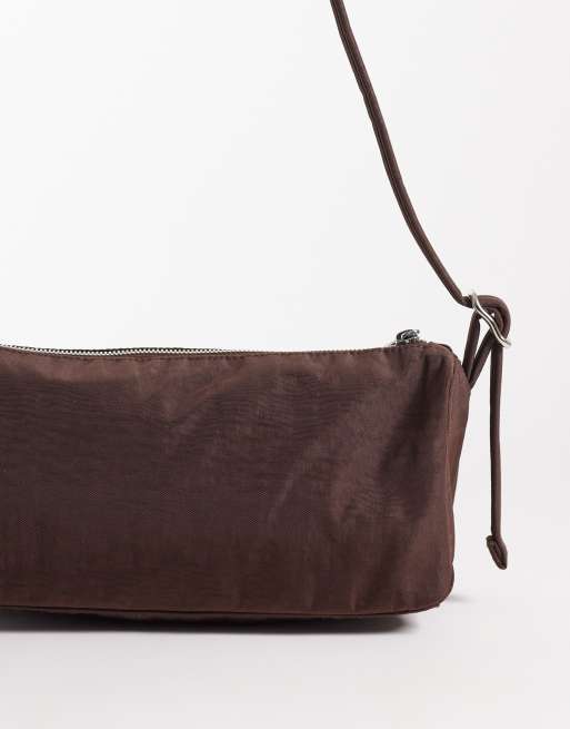 Baggu – Kawowa podłużna nylonowa torebka, 3 z 4