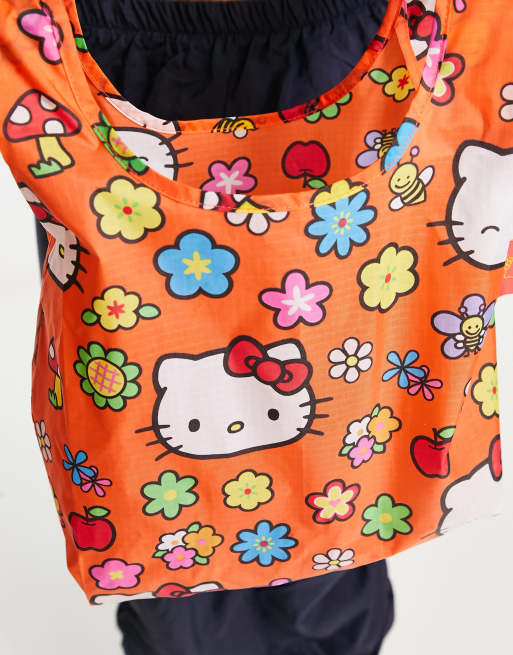 Baggu – Liten toteväska i nylon med Hello Kitty-motiv, 3 av 4
