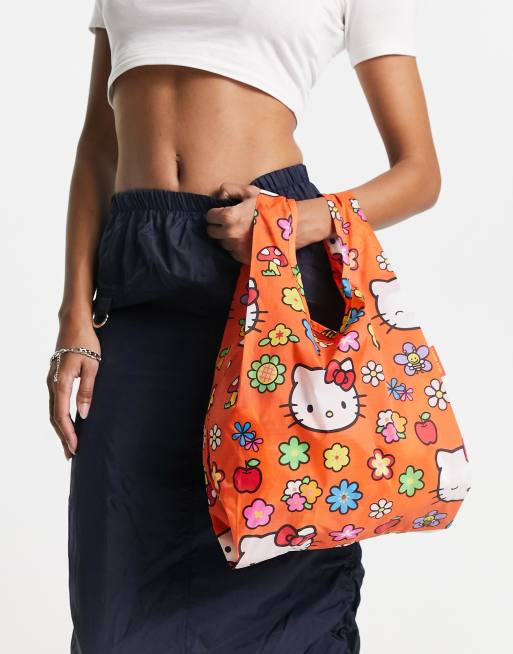 Baggu – Liten toteväska i nylon med Hello Kitty-motiv, 4 av 4