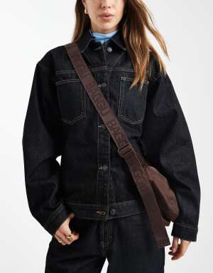 Baggu medium nylon crescent bag in coffee