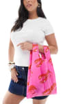 [Baggu] Baggu mini lobster print shopper in pink No Size PINK