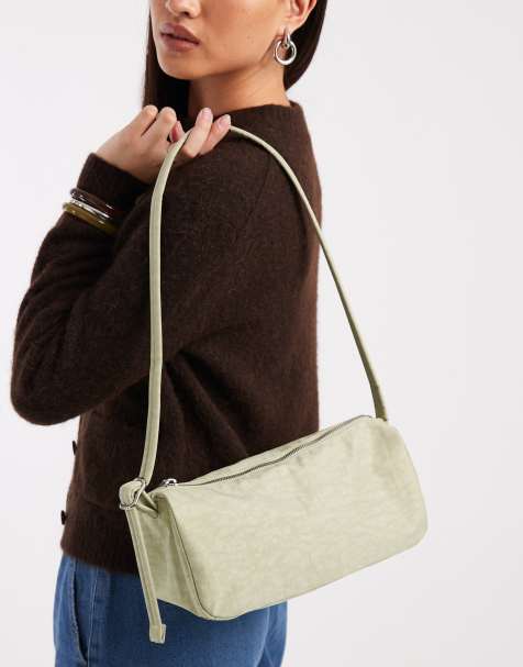 Baggu nylon loaf bag in celadon green - view 1