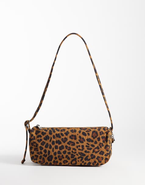 Baggu nylon loaf shoulder bag in leopard print - view 1