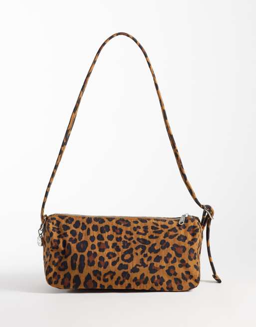 Baggu nylon loaf shoulder bag in leopard print, 4 of 4