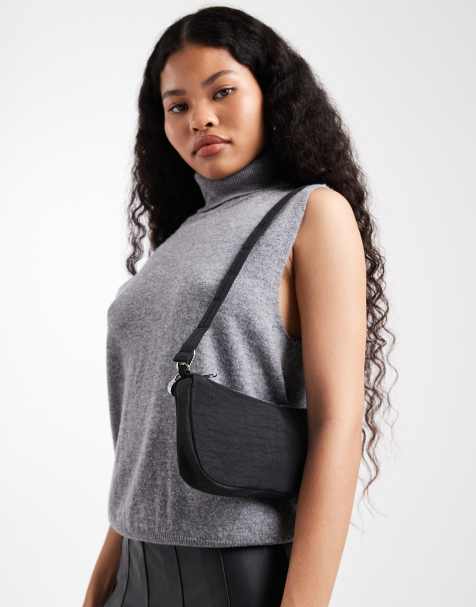 Baggu nylon pochette shoulder bag in black - view 1