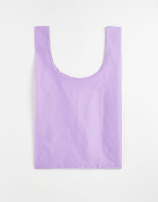 Baggu nylon shopper tote bag in dusty lilac - ASOS Price Checker