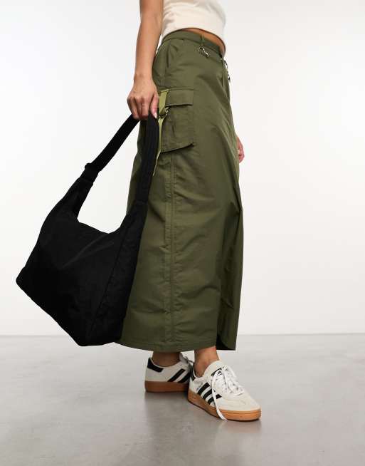 BAGGU Nylon Shoulder Bag in Black