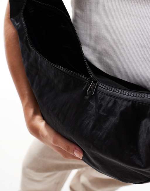 Baggu - Sac croissant de lune taille moyenne en nylon - Noir, 2 de 4