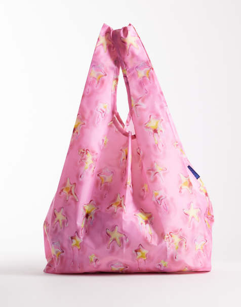 Baggu shopper tote bag in dancing star print - view 1