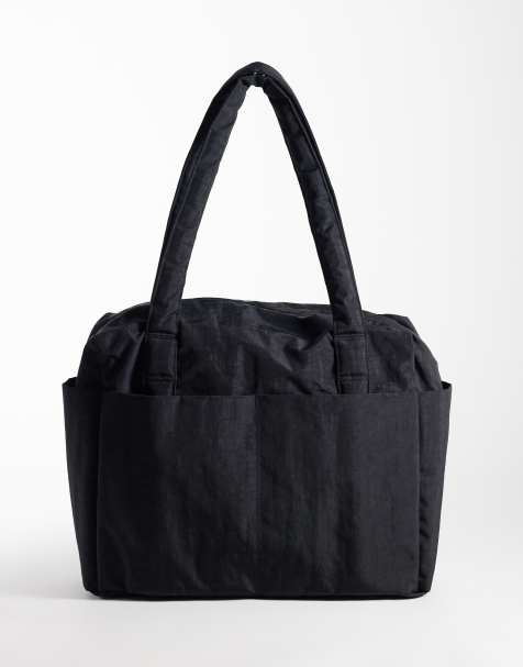 Baggu small cloud carry-on tote bag in black - view 1