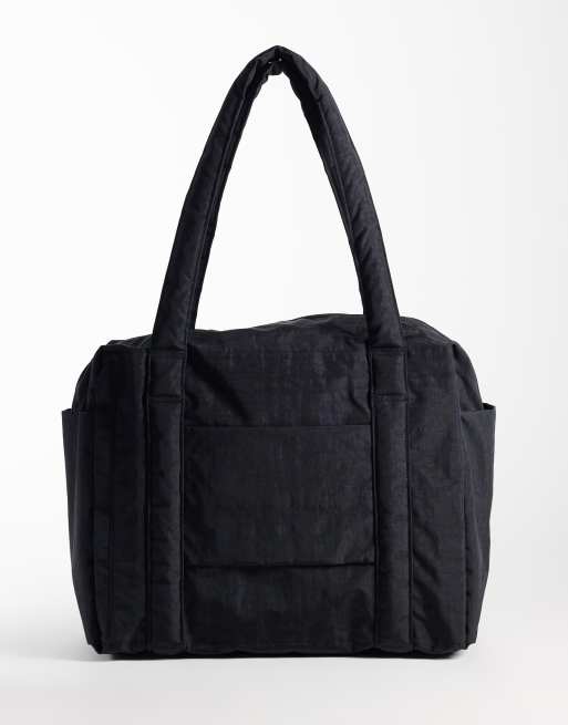 Baggu small cloud carry-on tote bag in black, 4 of 4