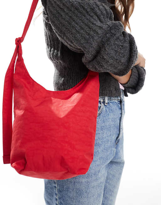 Baggu small nylon sling shoulder bag in candy apple red, 2 of 4