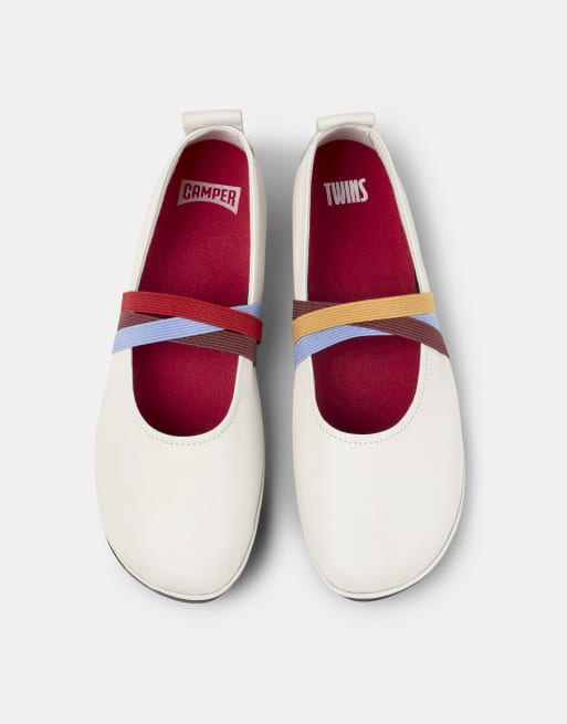Bailarinas blanco beis Right Nina de Camper ASOS
