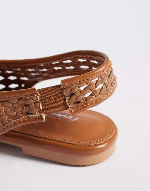 Bailarinas color tostado destalonadas Spice de Public Desire, 4 de 4