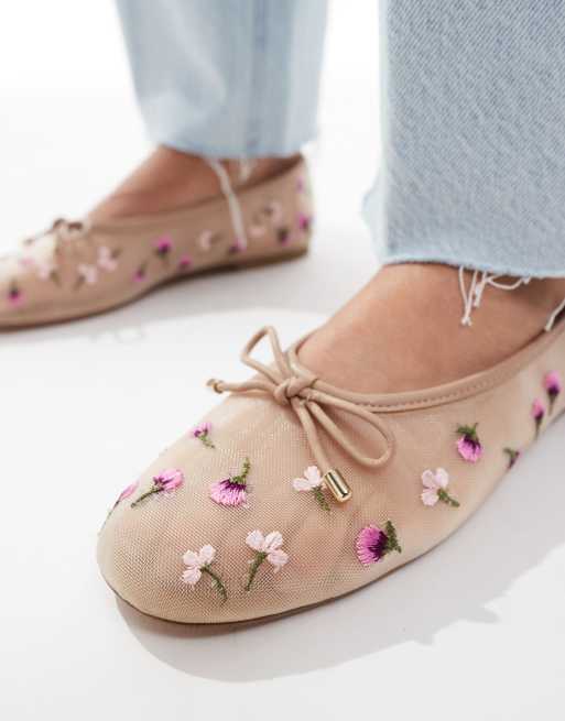 Bailarinas con bordado floral de malla Joselie de ALDO, 3 de 4