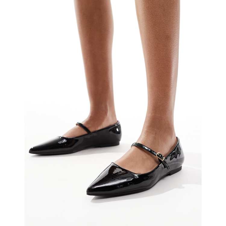 Bailarinas Aldo Clementinne Slingback Mujer Negros En Bailarinas