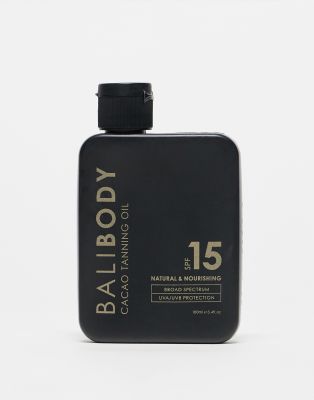 Bali Body Cacao Tanning Oil Spf 15 100ml-no Colour In Transparent