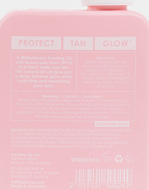 Bali Body Watermelon Tanning Oil SPF15 100ml, 4 of 4