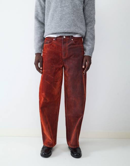 Balmohk - Auberginefarvede jeans med lige pasform, 2 af 4