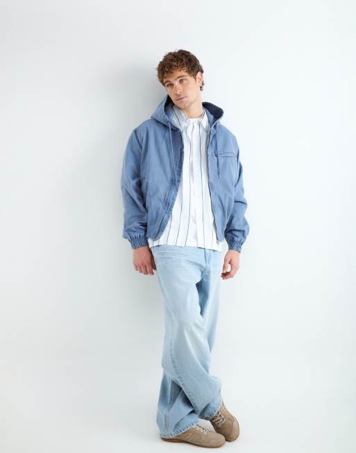 Balmohk - Chaqueta azul clásico con capucha, 2 de 4
