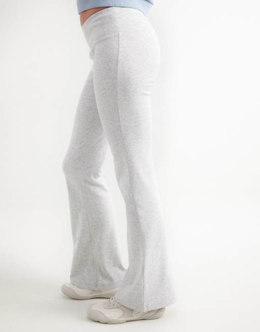 Balmohk - Flared legging in gemêleerd grijs, 4 van 4