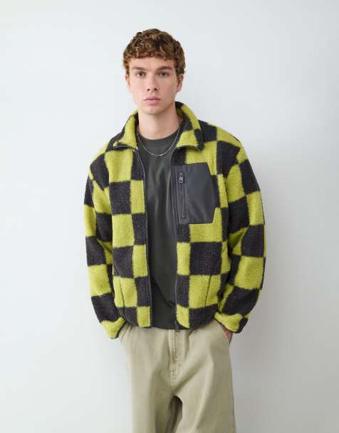 Balmohk Fleece jacket in green banana - view 1