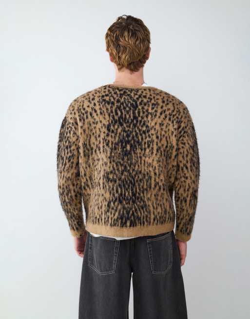 Balmohk - Gebreid vest in bruin, 4 van 5