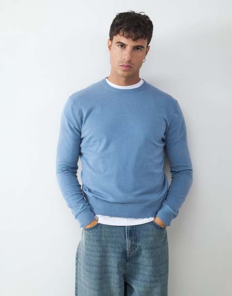 Balmohk - Gebreide trui in marineblauw - view 1