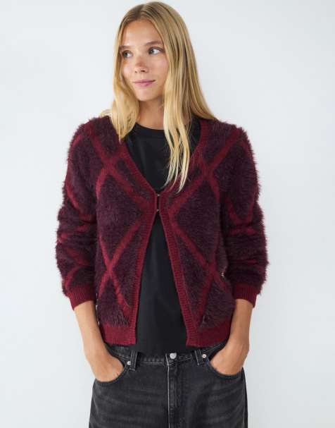 Balmohk - Gilet en maille - Bordeaux - view 1