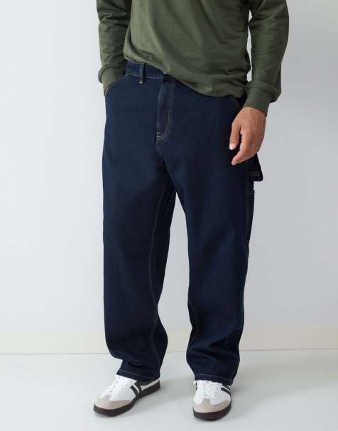 Balmohk - Jeans cargo in denim blu nero - view 1