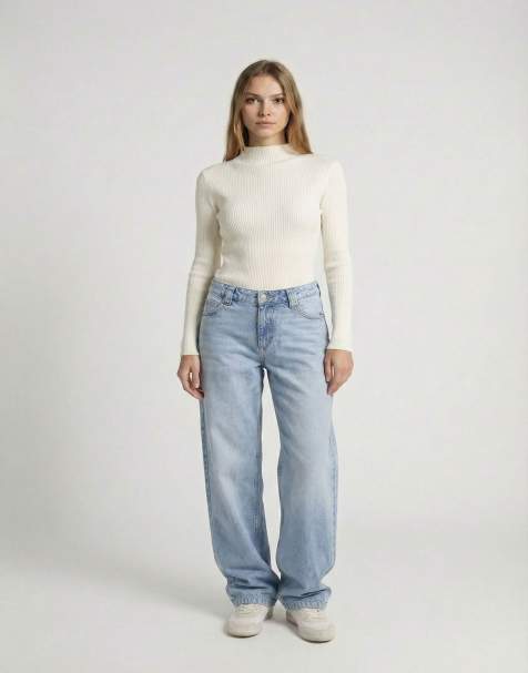 Balmohk - Jeans met ballonpijpen in lichtblauw denim - view 1