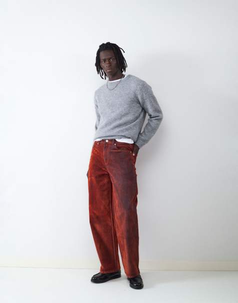 Balmohk - Jeans met rechte pasvorm in aubergine - view 1