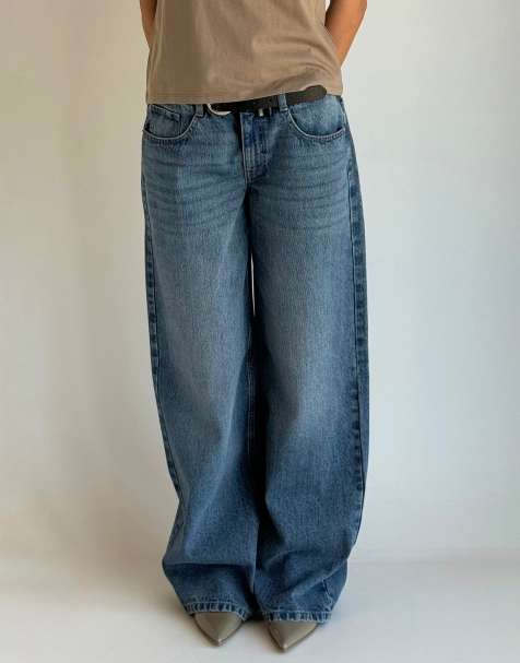 Balmohk - Jeans met wijde pijpen in lichtblauw denim - view 1