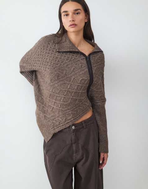 Balmohk Knitted pullover in coffee bean - view 1