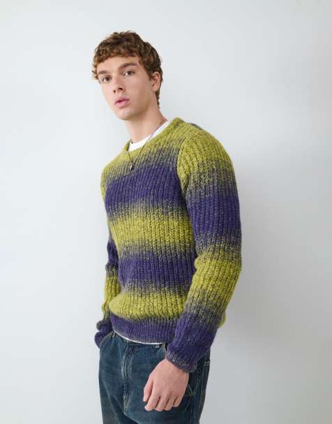 Balmohk Knitted pullover in green banana - view 1