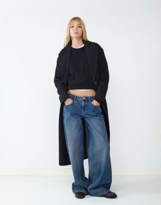 Balmohk - Langer Mantel in Schwarz