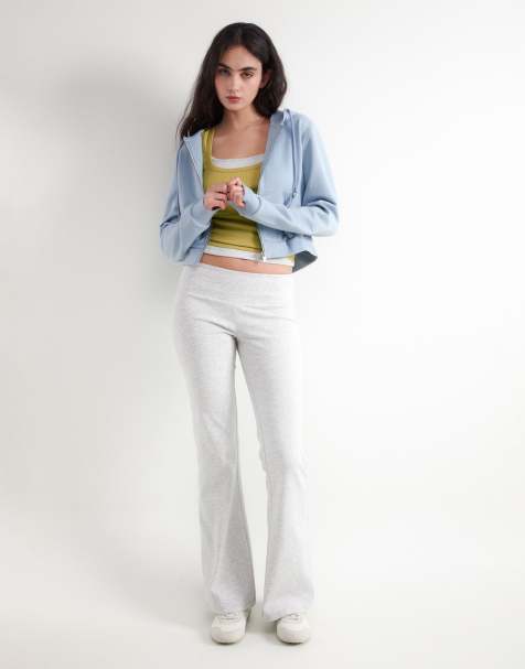 Balmohk - Leggings a zampa grigio mélange - view 1