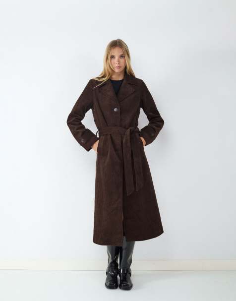 Balmohk - Manteau long - Grain de café - view 1