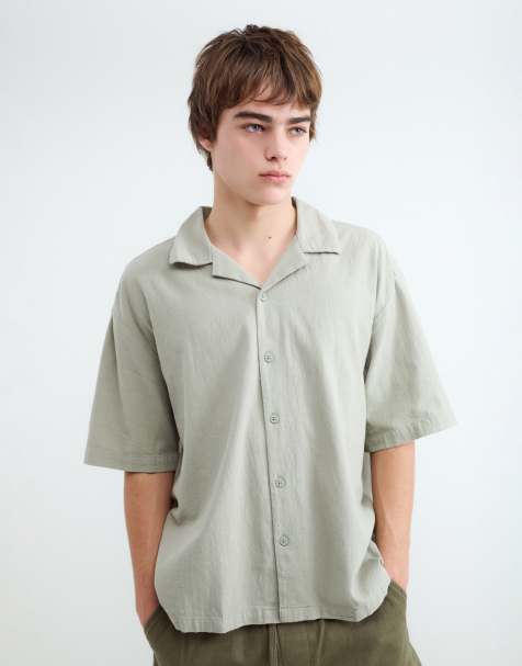 Balmohk - Overhemd in bosgroen1 - view 1