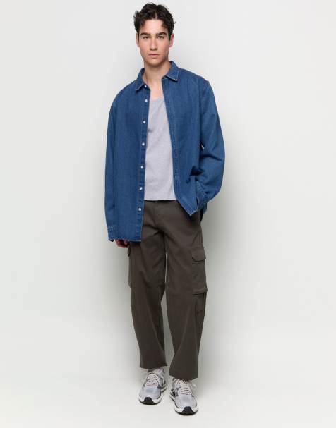 Balmohk - Overhemd in medium blauw denim1 - view 1