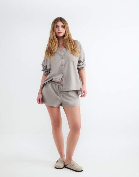 Balmohk - Short in diep taupe1 - view 1
