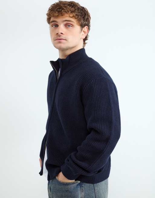 Balmohk – Strickjacke in Marineblau, 4 von 7