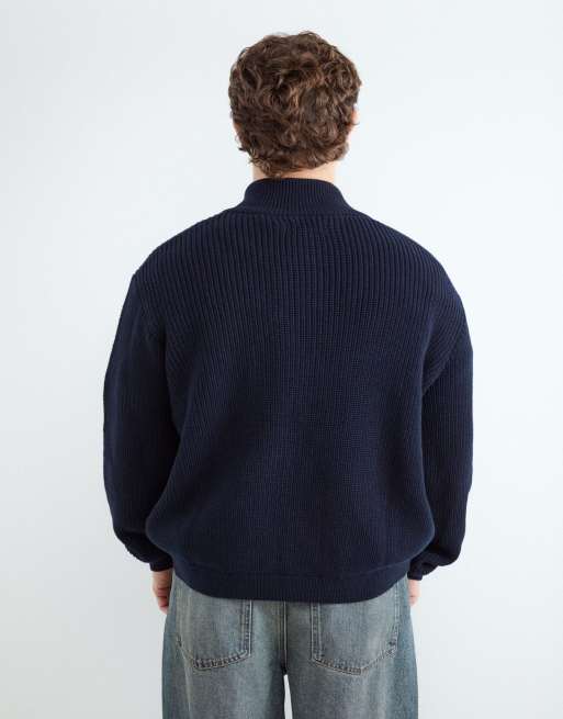 Balmohk – Strickjacke in Marineblau, 5 von 7
