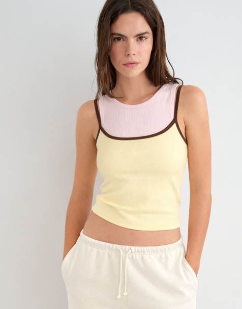Balmohk - Tanktop in felgeel - view 1