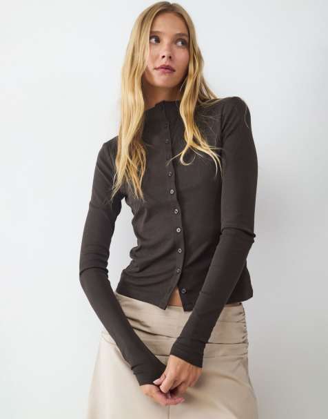 Balmohk - Top met lange mouwen in after dark zwart - view 1