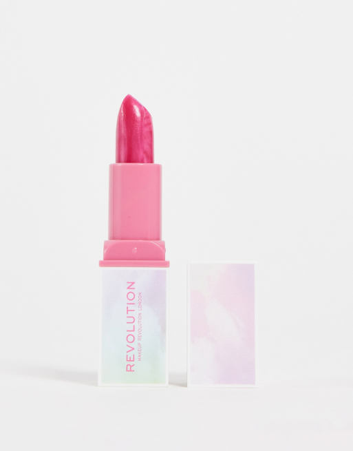 Bálsamo labial con ceramidas Candy Haze de Revolution: Tono Allure Deep Pink