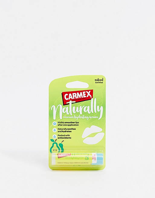 Bálsamo labial hidratante de origen natural con sabor pera de Carmex