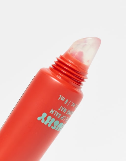 Bálsamo labial Smushy Matte de NYX Professional Makeup: Tono Soft Sorbet, 3 de 4