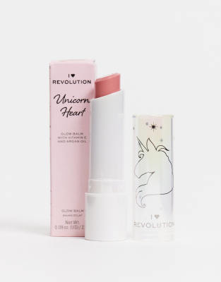 фото Бальзам для губ i heart revolution unicorn heart glow balm – story-розовый цвет